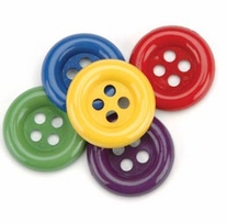 Button Basics Dress It Up Embellishments Big Ol' Buttons 1-1/4in