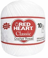 Red Heart Classic Crochet Thread 1000 Yards
