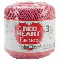 Red Heart Fashion Crochet Thread Size 3