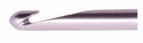 Silvalume Aluminum Crochet Hook 5 1/2in Size G6 4mm Lavender