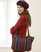 Striped Tote