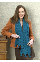 Stowe Cross Hatch Scarf