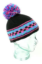 Checkered Hat Knit