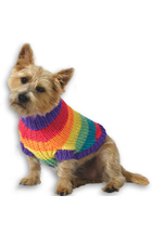 Rainbow Pooch Sweater Knit