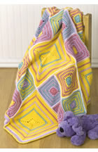 Circles Stripes Squares Baby Blanket