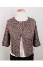 Cropped Jacket Knit