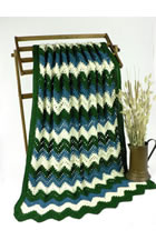 Land and Sea Throw Crochet