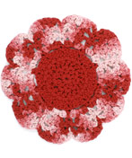 Crochet Flower Dishcloth