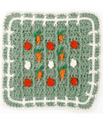 Crochet Garden Patch Hot Pad
