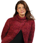 Knit Turtleneck Cardigan
