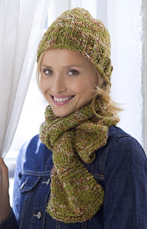 Simply Knit Hat Scarf