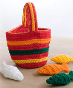 Crochet Counting Fish Toy
