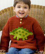 Boys Dino Sweater