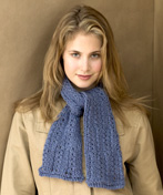 Denim Knit Scarf