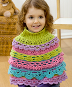 Girls Ruffle Capelet