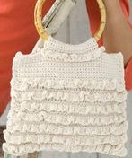 Crochet Ruffled Bag