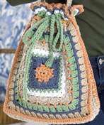 Granny Drawstring ToteBag