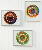 Colorful Crochet Doilies