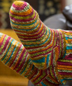 Colorful Crochet Socks