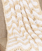 Crochet Crested Wave Afghan