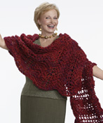 Crochet Wavy Shawl