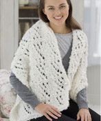 Knit Hour Glass Wrap