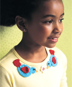 Bird Flower Appliques