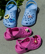 Crochet Button On Trims For Crocs