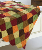 Falling Leaves Afghan