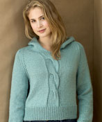 Knit Cabled Hoodie
