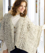 Aran Knit Wrap