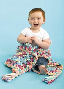 Parfait Crochet Baby Granny Blanket