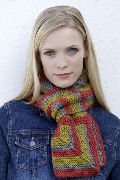 Olympic Mitered Scarf