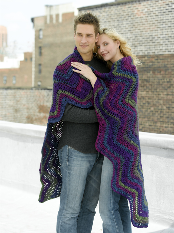 Gypsy Crochet Ripple Afghan and Throw