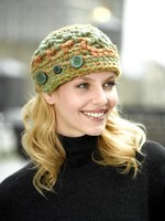 Action Crochet Button Hat