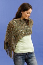 Twinkle Crochet Glitzy Ponchette