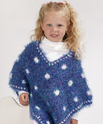 Childs Crochet Poncho