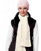 Cables Hat and Scarf