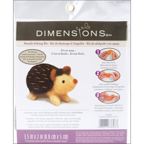 Feltworks Needle Felting Kit Hedgehog