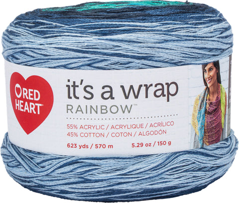 Red Heart® It's A Wrap Rainbow Yarn Nautical