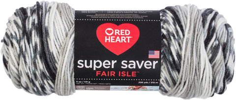 Red Heart Super Saver Fair Isle Yarn Newspaper