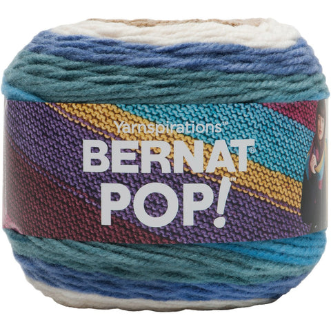 Bernat Pop Yarn Birch Bark And Blue