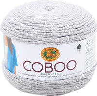 Lion Brand Coboo Yarn Silver