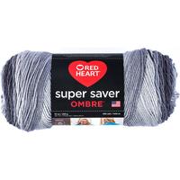 Red Heart® Super Saver Ombre Yarn Anthracite