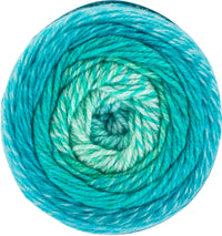 Red Heart Roll With It Tweed Yarn Marine