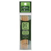 Bamboo Double Point Knitting Needles 5in Size 8 (5mm)