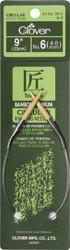 Bamboo Circular Knitting Needles 9in Size 6 (4mm)