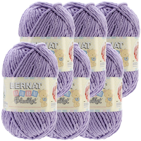 Bernat® Baby Blanket Yarn Baby Lilac, Multipack Of 6