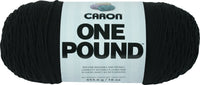 Caron One Pound Yarn Black, Multipack Of 8