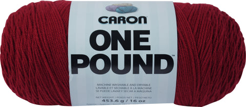 Caron One Pound Yarn Claret, Multipack Of 8